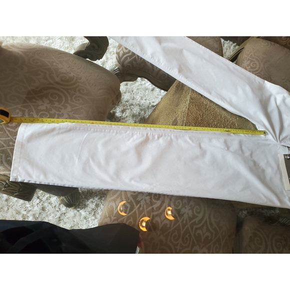 Solo Hoda White Women's Cotton Dress Staight Leg Casual Pant Size 8 - Picture 5 of 11